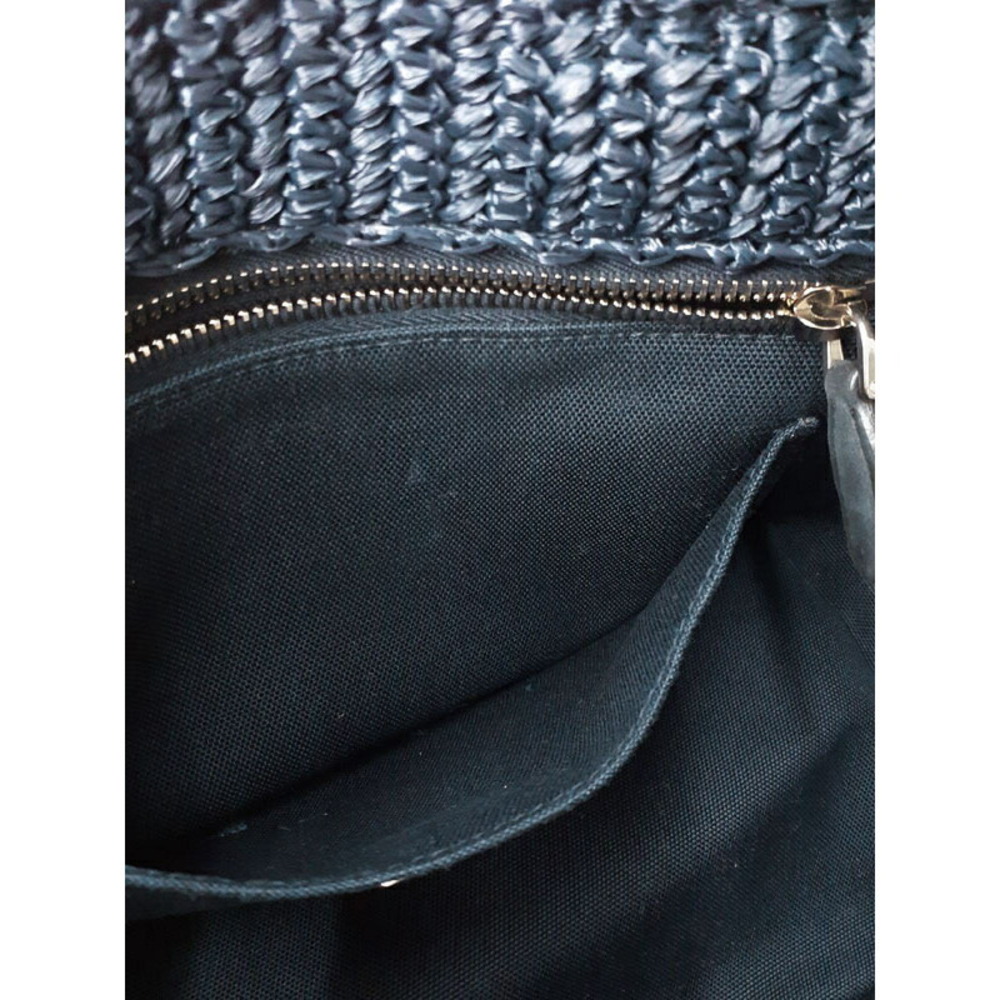 Prada Bag Crochet Shoulder Net Tote Raffia - Picture 9 of 9